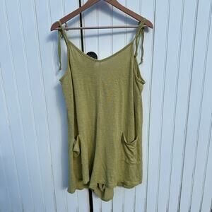 Jungmaven Sespe Short Romper Size Small Margarita Green 100% Hemp NWT